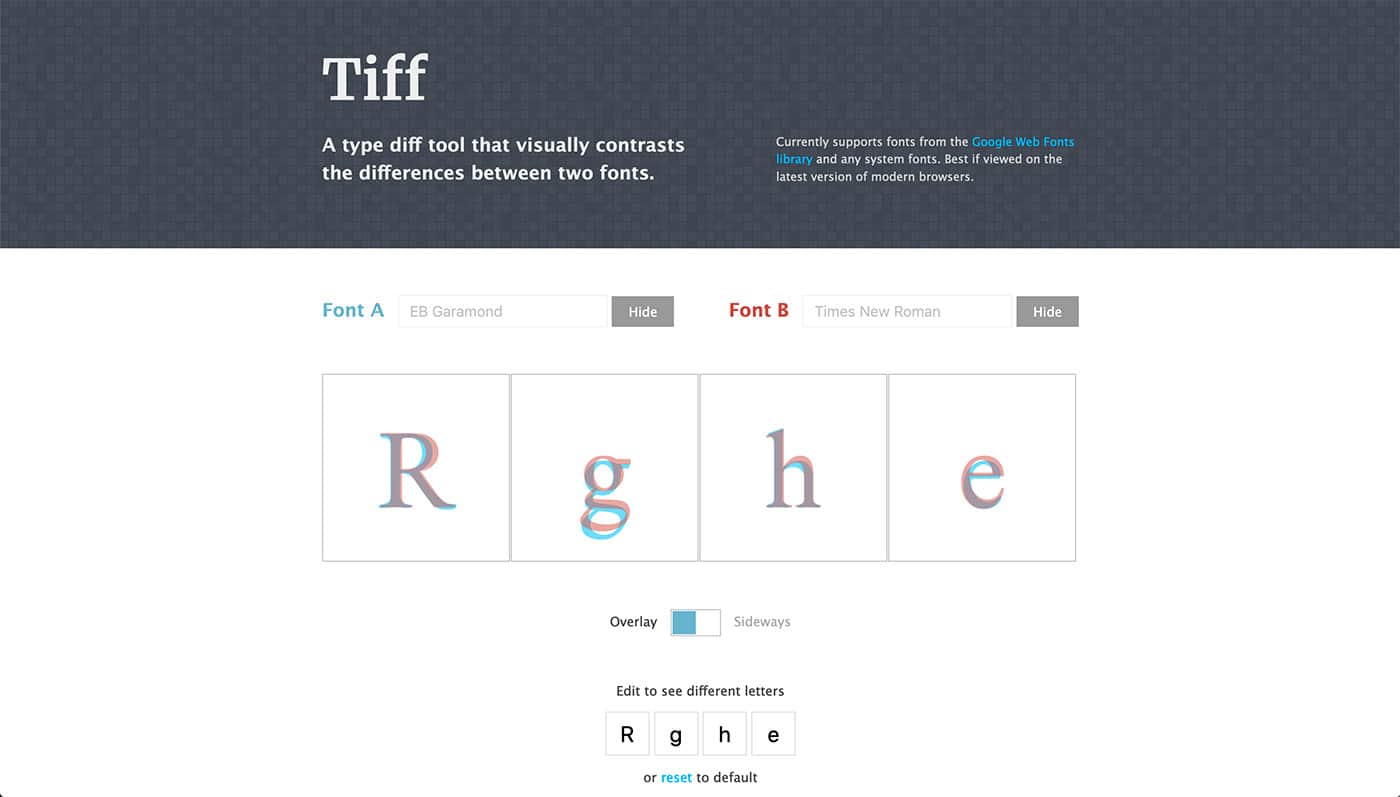 Tiff - Herramientas diseño UI