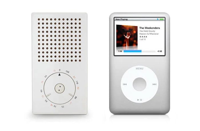 Braun T3 Pocket Radio (1958) | Apple iPod (2001)